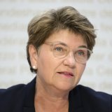 Viola Ahmerd (ici en 2022) a été élue en mercredi à la présidence de la Confédération pour 2024